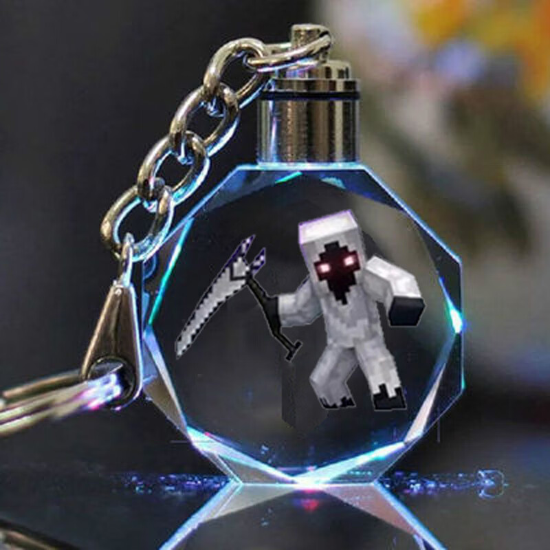 博桐梦新年礼物书包挂件男生帅气挂坠玩具小人偶末影龙钥匙扣生日礼物