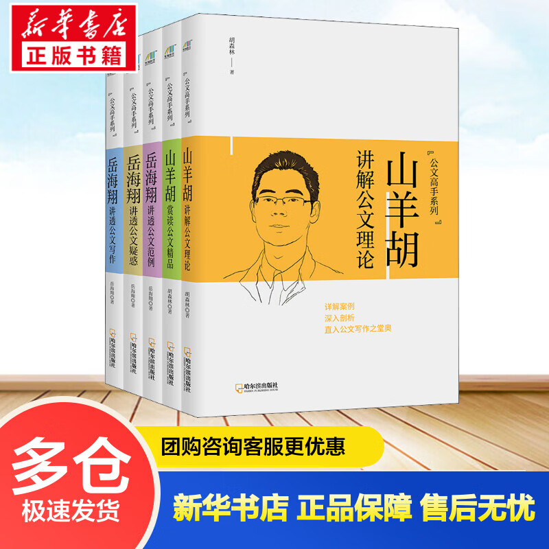 公文高手系列(全5册) 岳海翔,胡森林 书籍