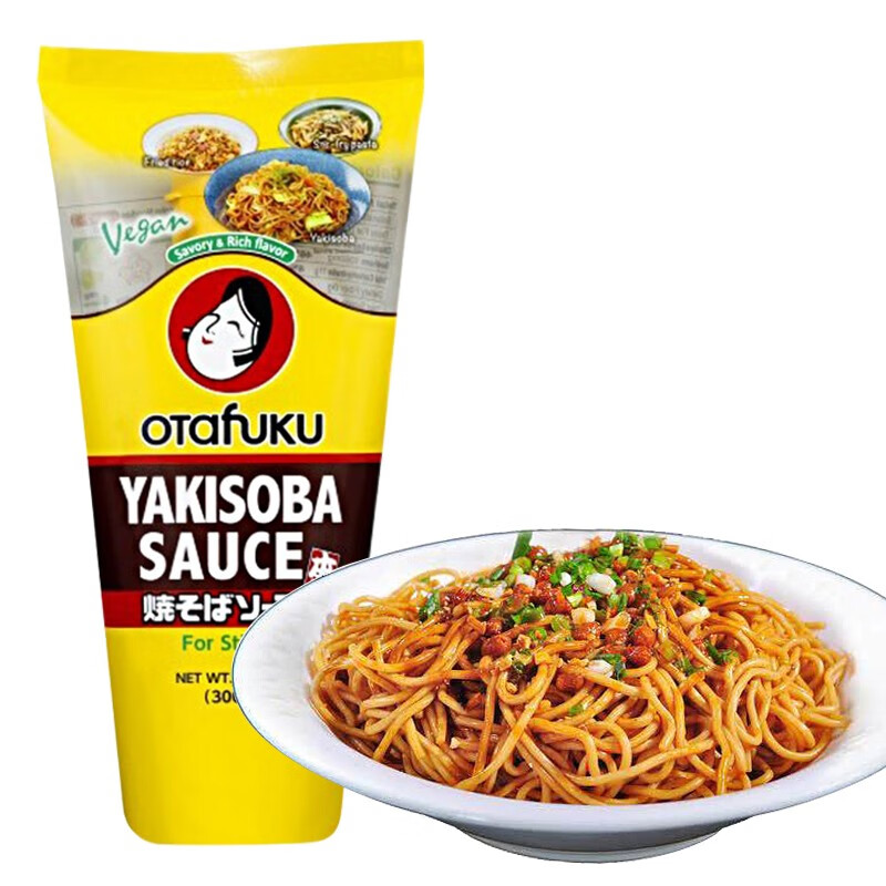 多福日本进口 炒面酱汁调味品日式拌面酱料 拌饭炒河粉米粉调味料300g