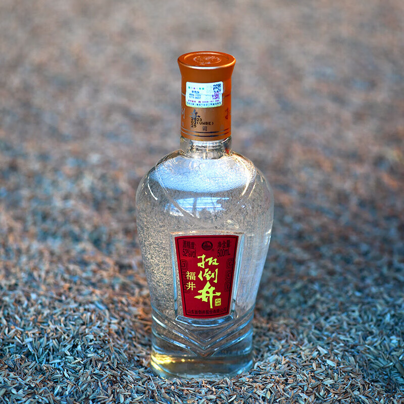 扳倒井白酒 52度福井 纯粮食酿造浓香型高度白酒口粮酒 送礼自饮白酒 52度 500mL 6瓶