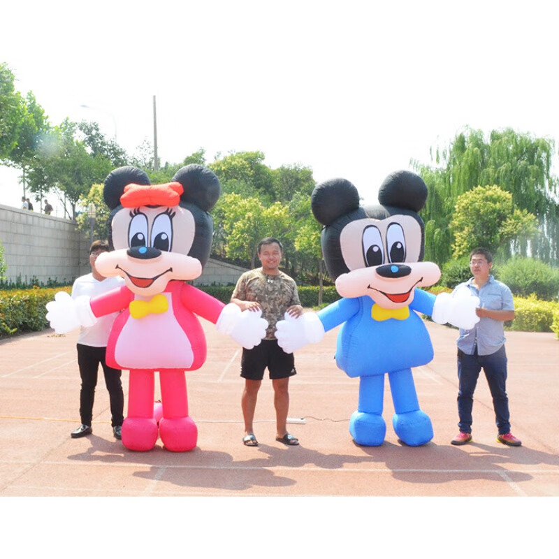 山头林村充气人卡通气模人拱门开业庆典多拉a梦模型k