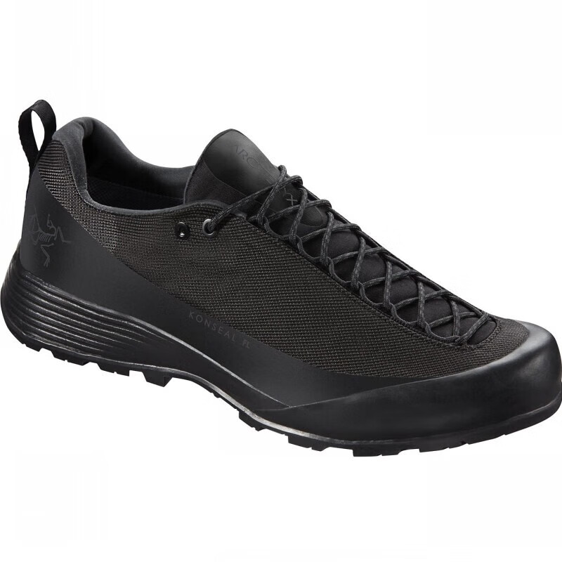 始祖鸟（ARC’TERYX）男鞋 KONSEAL FL 2 系列轻量型登山攀登鞋 徒步鞋 登山鞋 黑色Black/Carbon Copy 44.5码/US10.5