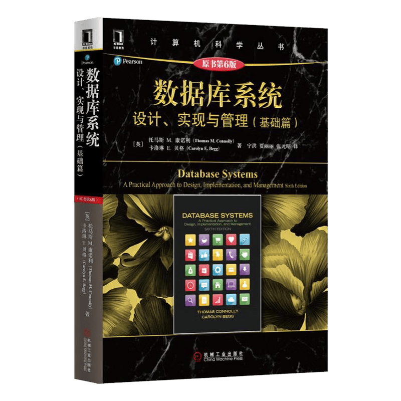 数据库系统 设计实现与管理 基础篇 原书第6版 托马斯著 计算机科学丛书 数据库专业技术人员参考书籍 大学本科考研教材 数据库系统与数据库设计的基础知识 机械工业出版社-电子书下载封面