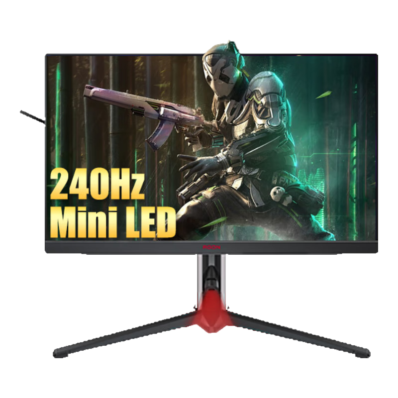 ROG 玩家国度 XG27ACS 27英寸 FastIPS 平面 G-sync 显示器 黑色（2560*1440、180Hz、sRGB≥120%、HDR400）