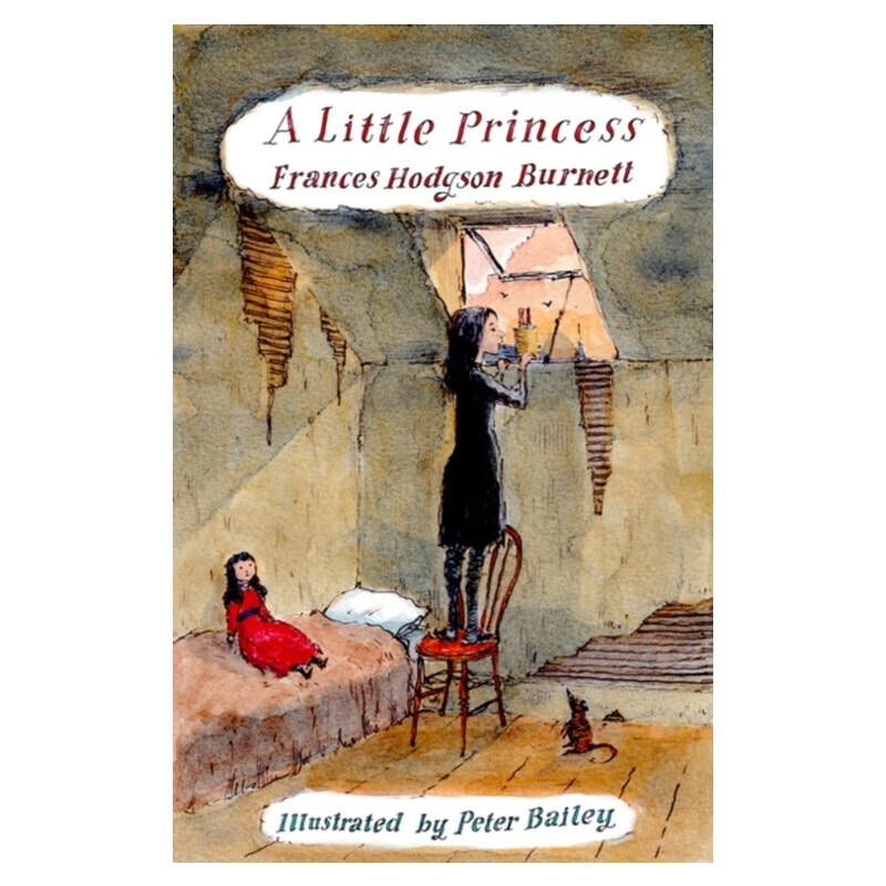 小公主 A Little Princess 儿童文学经典 儿童插图小说 平装 英文原版 7-12岁