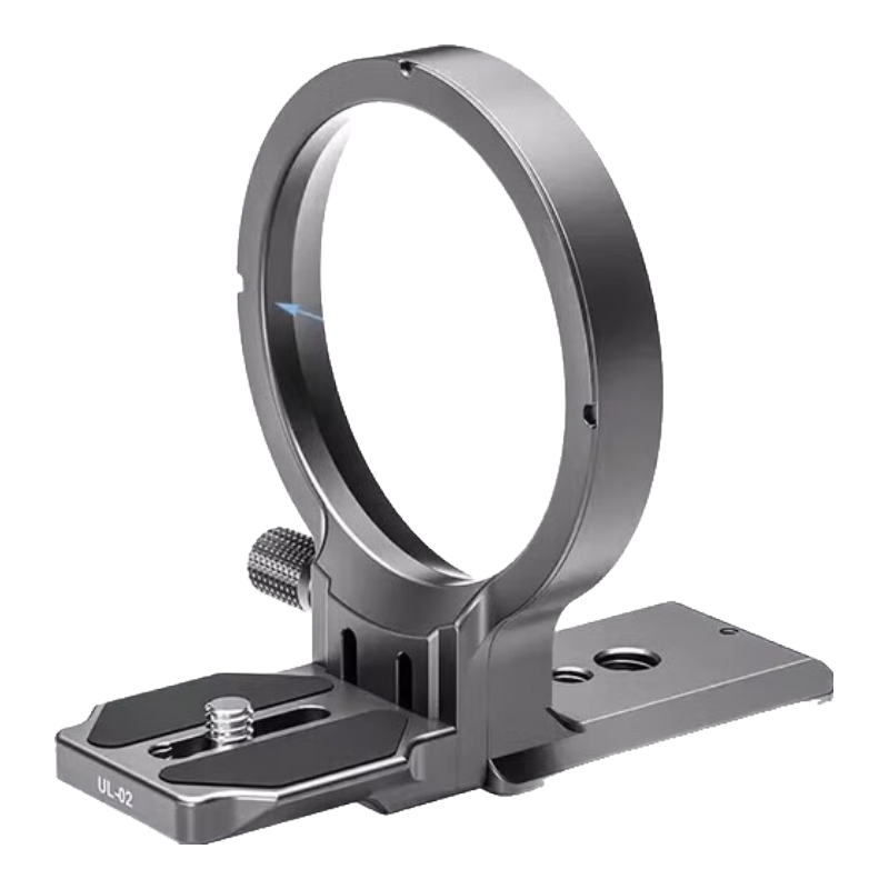 徠圖（Leofoto）橫豎快轉相機支架機身拍攝橫豎拍快速切換環(huán)適用于索尼佳能尼康富士相機鏡頭腳架環(huán) UL-02（銀）