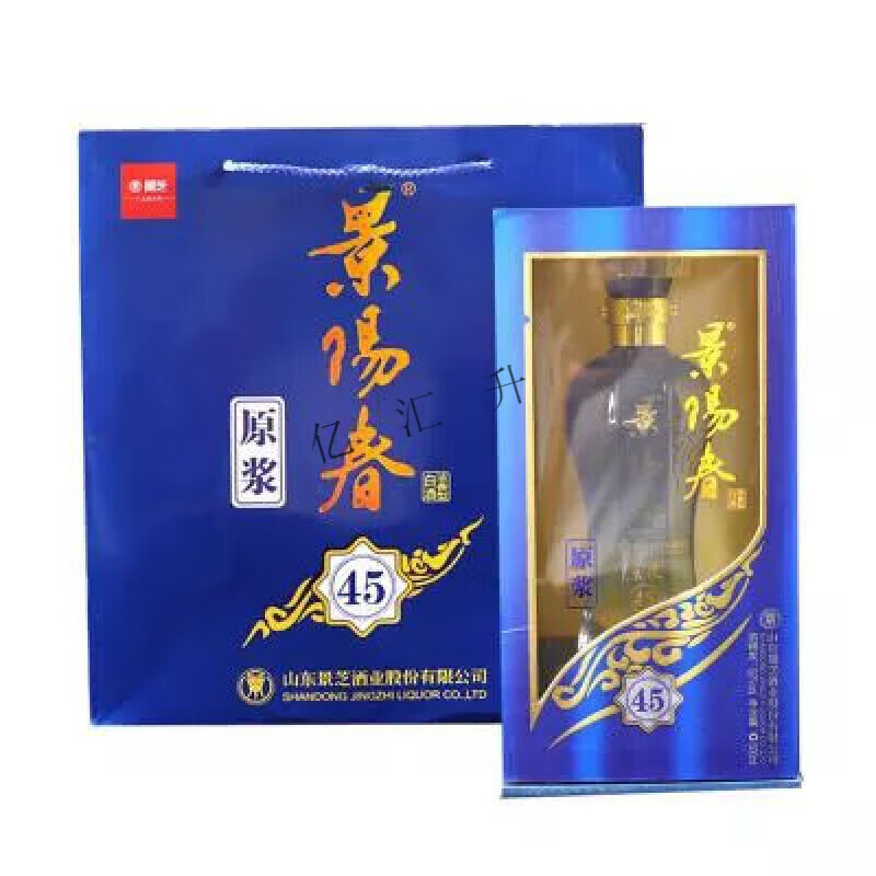 茶卡景阳春原浆 500ml*6瓶 52度景阳春原浆45,1箱6瓶,山东名酒好喝实