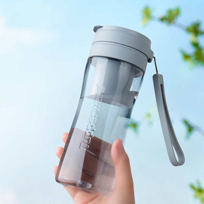 特百惠(tupperware)泡茶杯子随心杯 男女学生便携密封水杯运动水壶带