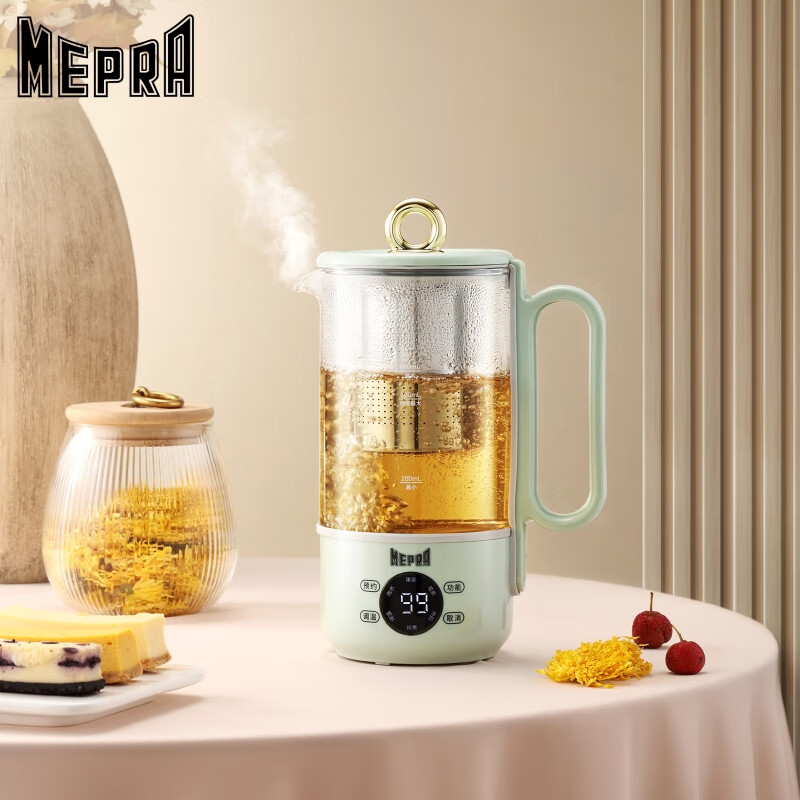 MEPRA电热水壶 M-YS600：迷你养生杯的绿色单体能保温吗？