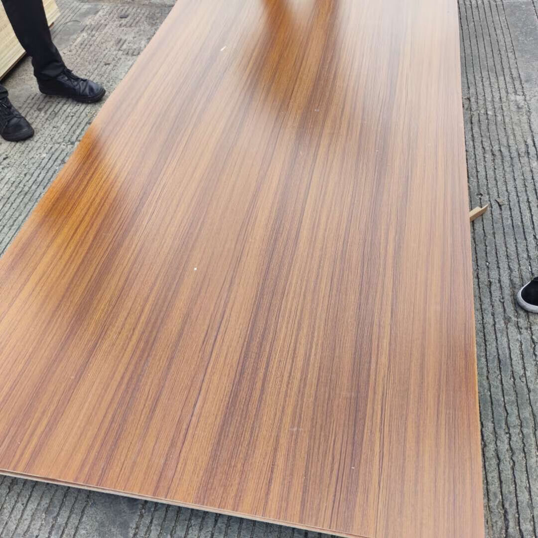 e0级衣柜木板实木装修生态木工板免漆板 1220乘2440乘17mm—非洲柚木