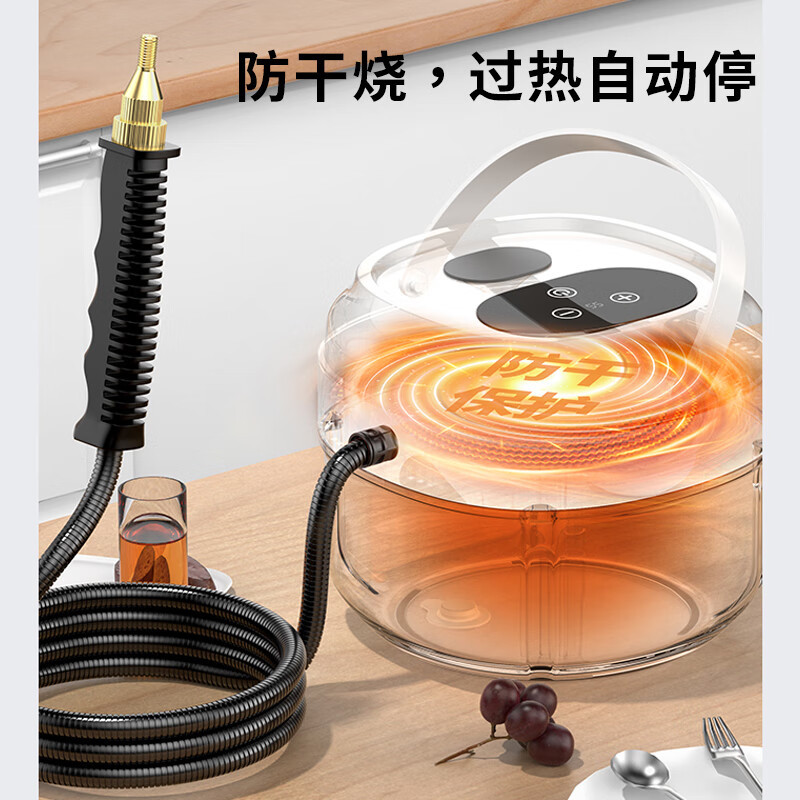 思美达高温蒸汽清洁机手持家用家电清洗空调洗衣机多功能一体机清洁机高温厨房油烟消毒杀菌去油污清洗机 (白色)智能触屏大容量+【升级12件全套】