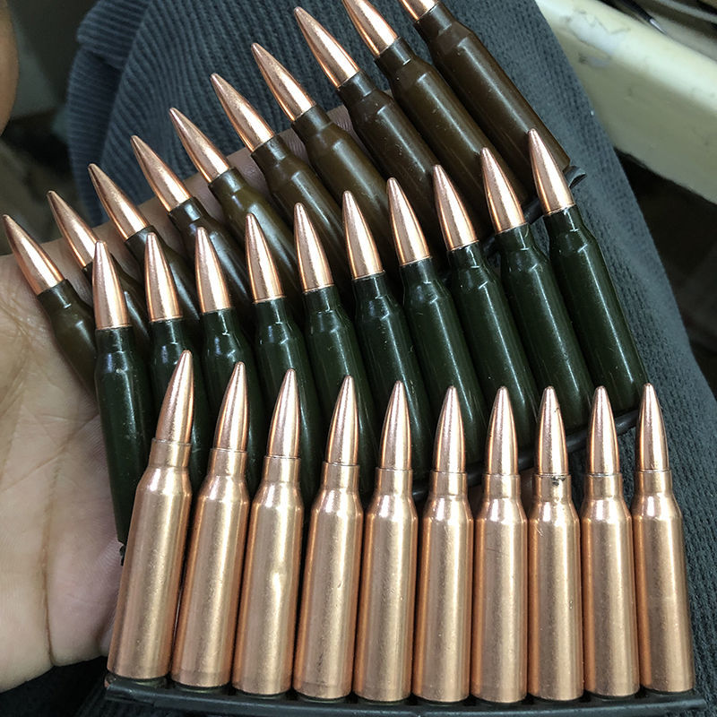 95弹壳模型实心弹头弹壳工艺品原材料退役弹壳收藏摆件影视道具 95原