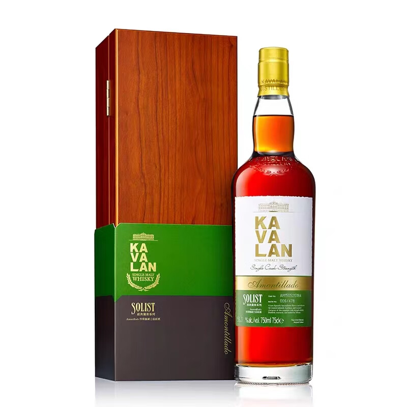 金车噶玛兰经典独奏amontillado阿蒙提亚多雪莉桶威士忌750ml