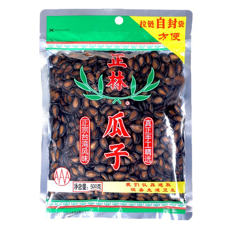 正林原味aaa西瓜子500g/1200g袋装坚果炒货年货零食 正林500g 西瓜子