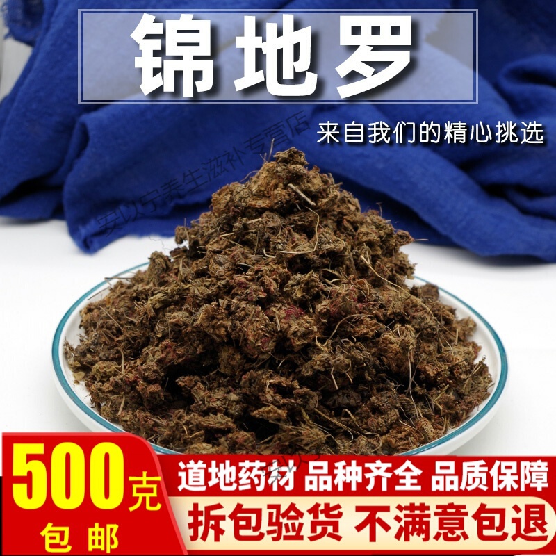 落地金钱野外种植锦地罗草药 怎地罗 一朵芙蓉花 夜落金钱 500g速运
