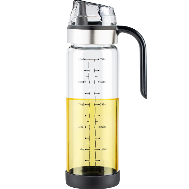维艾（Newair）玻璃油壶自动开合防漏厨房家用装油瓶子油罐小香油酱油醋壶调料瓶450ML