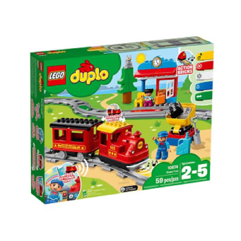 乐高乐高)LEGO)得宝大颗粒婴幼儿创意拼搭积木玩具10874智能蒸汽火车使用感如何?