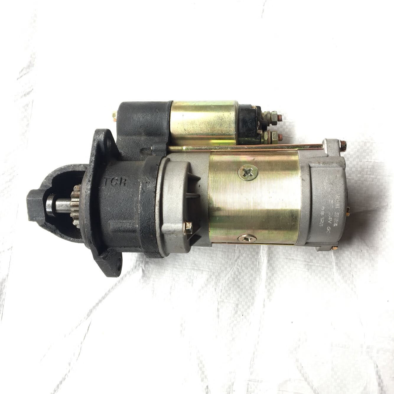 勋狸粑单缸柴油机启动马达电打火启动器马达