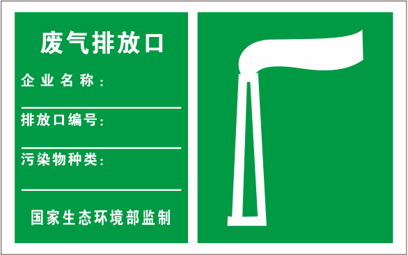 污水废气排污口噪声排放源标志牌/一般固体危险废物贮存场所铝板 01