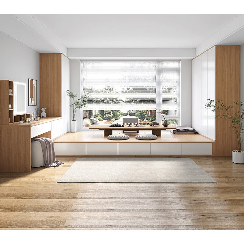 小房间全屋定制卧室装修家具定做日 榻榻米 衣柜 书桌一口价(具体金