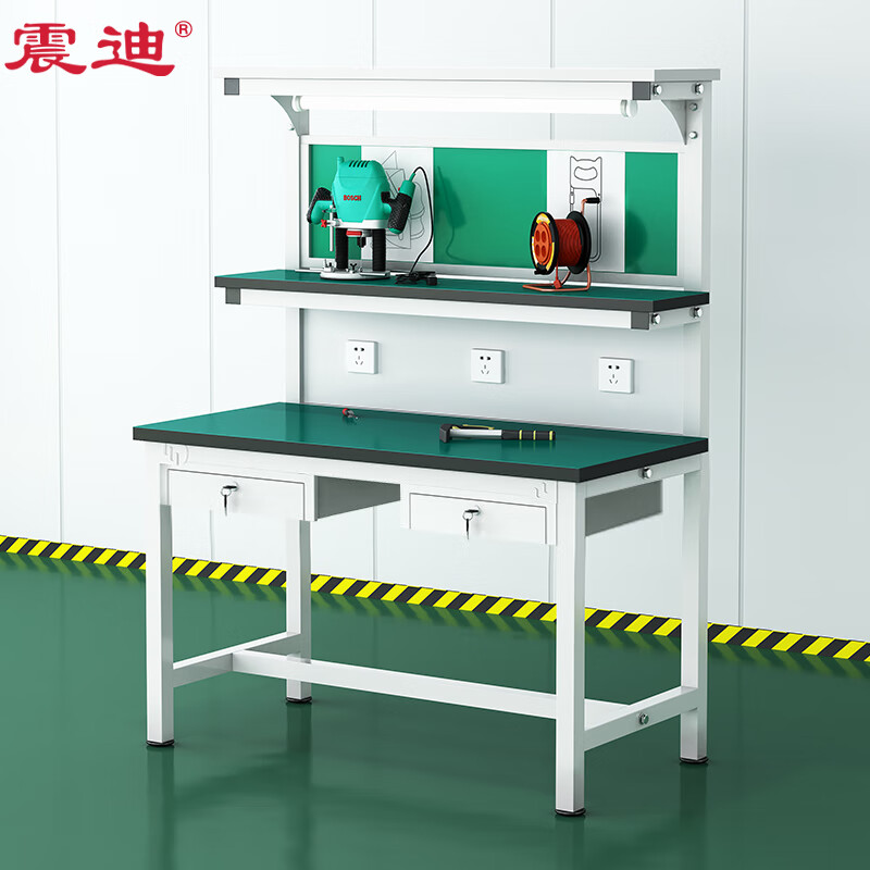震迪防静电轻型工作台工厂试验台产品装配台带抽检测桌1.2米DJ350怎么样,好用不?