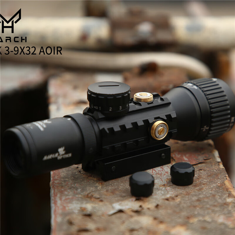 ballistic-x瞄准镜禁军hk3-9x32aoir短款速瞄倍镜野战狼awm十字8倍镜