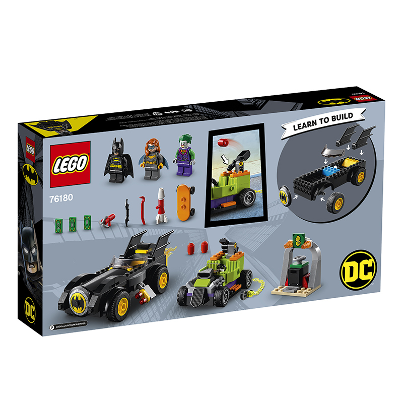 乐高(lego)lego乐高76180蝙蝠侠大战小丑蝙蝠车大追击小颗粒积木玩具