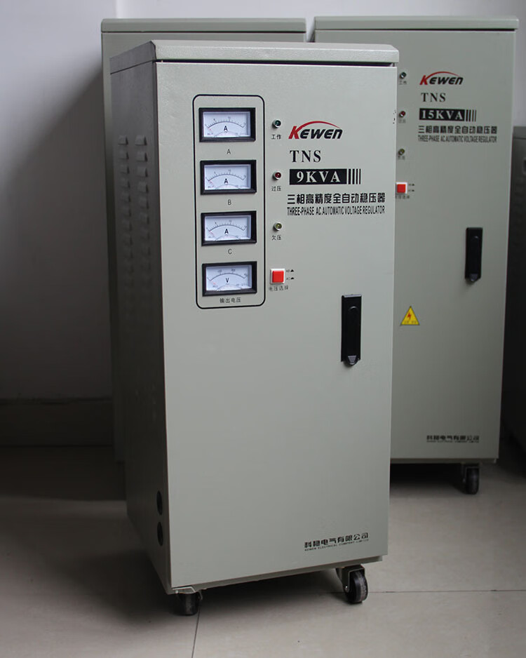 oloey工业用三相9kw 交流稳压器9000w高精度全自动9kva 380v稳压器