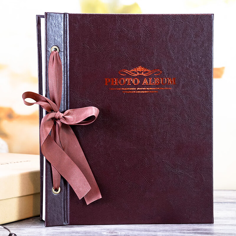 7寸相册七寸照片单页相册本纪念册插页式大容量家庭影集儿童相簿 系带