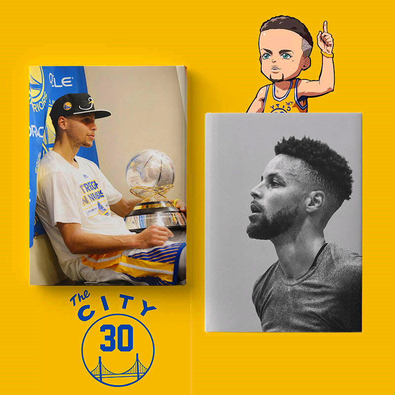 【库蜜】篮球迷斯蒂芬库里NBA周边厚笔记本子大记事本学生文具记事本A5 klb19 96张192页
