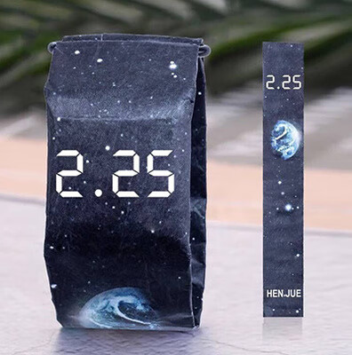 美学纸手表女papr watch男学生防水夜光玩 银河星空【材质升级款】