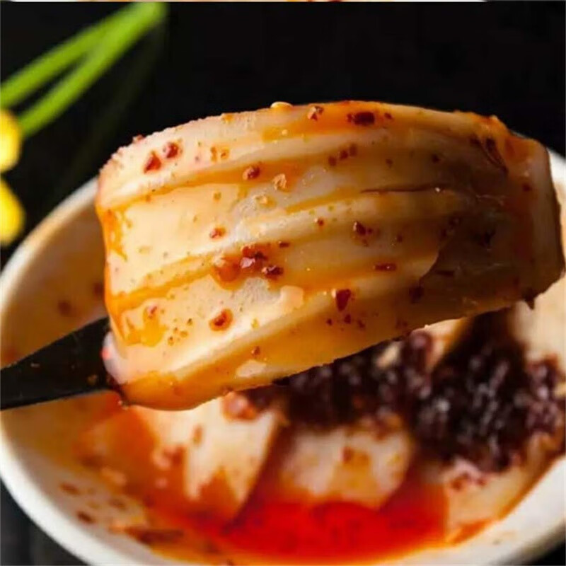 hywlkj 文武刀刀碗托 吃真空包装红油香辣酱爆不辣老少都可以吃