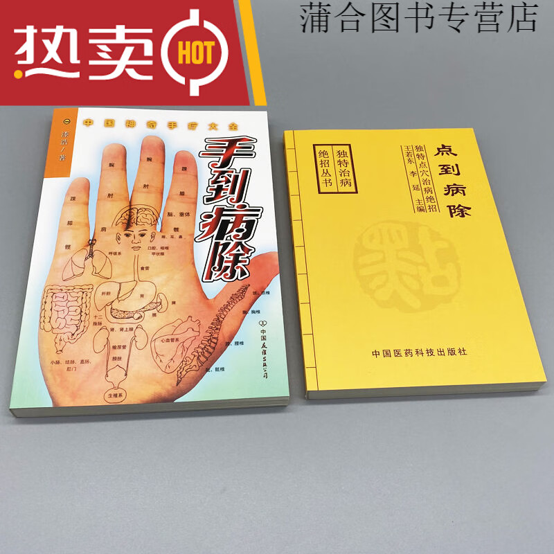 中国神奇手疗大全 漆浩著手部运动疗法经络穴位按摩推拿 手到病除+点到病除