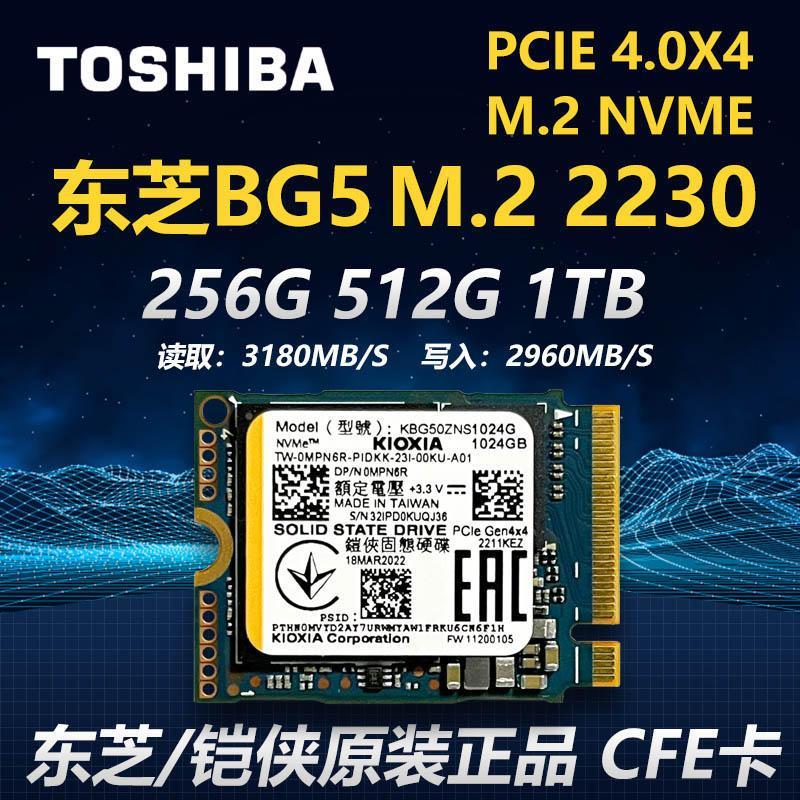 铠侠BG5-256G-2230固态硬盘Nvme4.0自制磁吸硬盘扩容单反CFE卡 256G【全新拆机质保1年】 2230空白盘【2230硬盘盒专用】