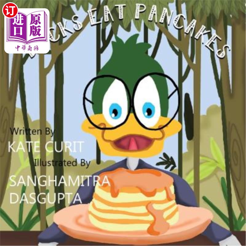 海外直订ducks eat pancakes 鸭子吃薄煎饼