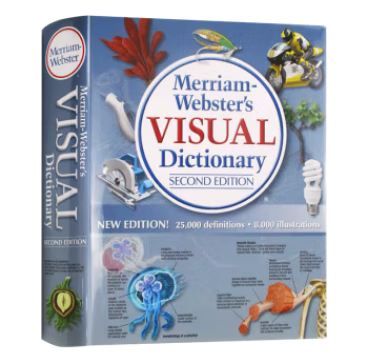 英文原版 Merriam Webster's Visual Dictionary Second Edition 韦氏图解词典字典 图片词典 **版 升*版 New Edition