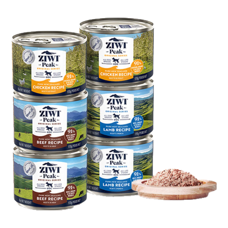 �����۷壨ZIWI������ͷ170g*6ţ�⼦��������ʳʪ����Ȯ��Ȯͨ��������ԭװ���� 165.9Ԫ