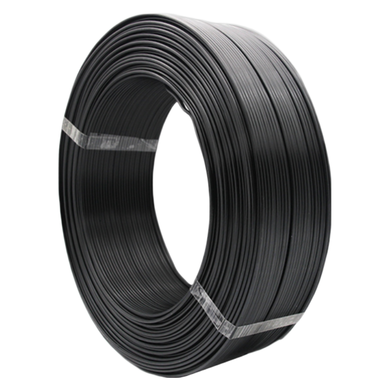 老式铁芯室外电话线稳定传输2芯亦可绑光缆铁线绑果树180米/卷 黑色