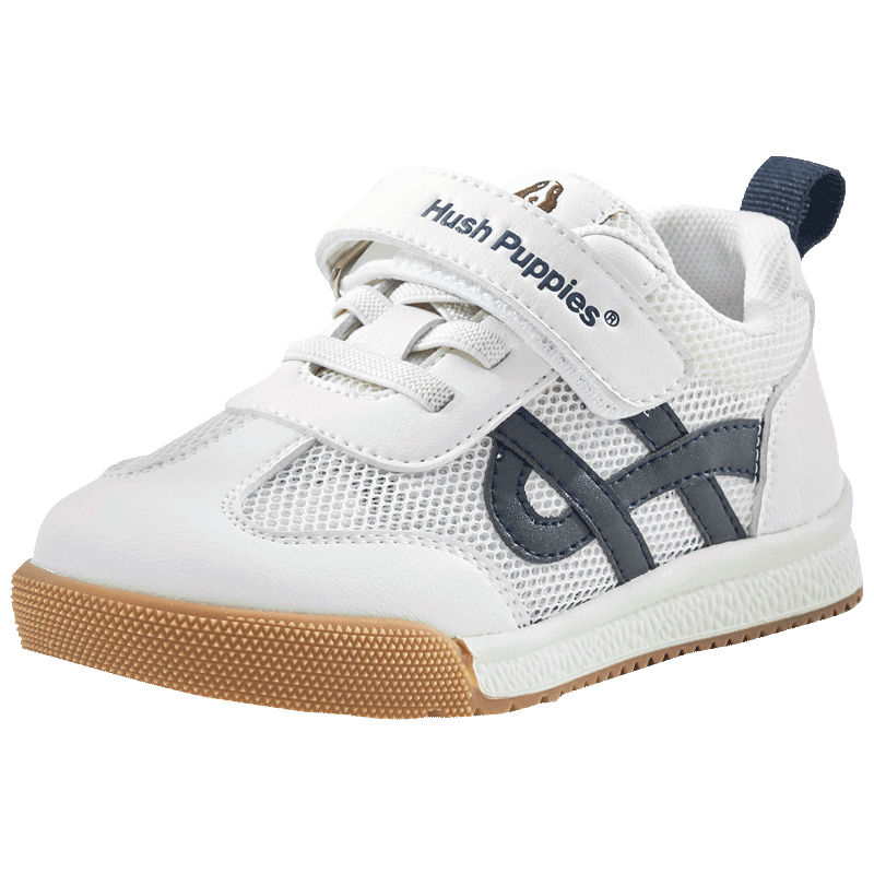 暇步士（Hush Puppies）童鞋男童运动鞋2025春秋新款儿童鞋女童轻便宝宝学步鞋透气跑步 HP3258蓝色（网面） 27 适合脚长16.70cm