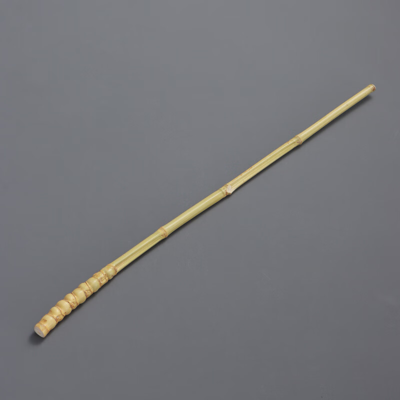 雏苞紫竹竹鞭竹根老料实心竹教鞭戒尺 手工竹工艺品把玩件 罗汉竹鞭