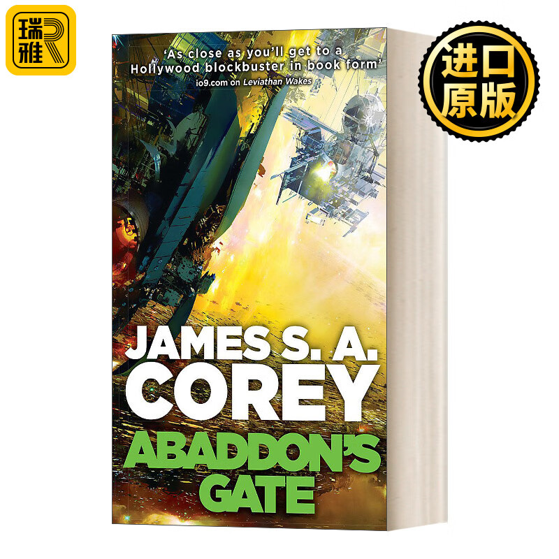 进口原版 the expanse book 3 : abaddons gate 苍穹浩瀚#3:阿巴登之