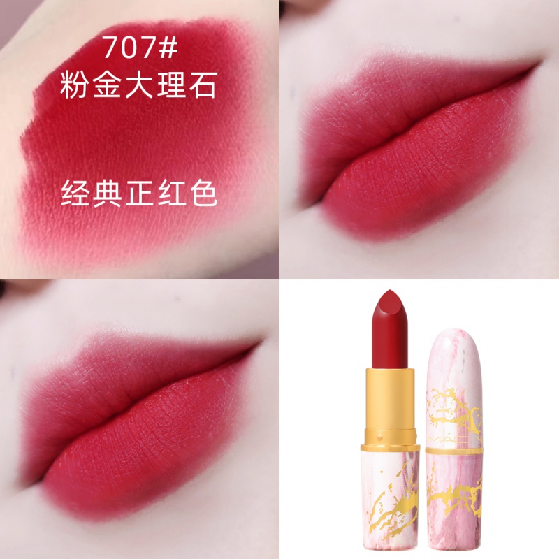七夕限定 Mac Strips头口红粉金大理石602小辣椒510番茄红情人节限定316 泫雅色默认 参数详情评论 聚折扣