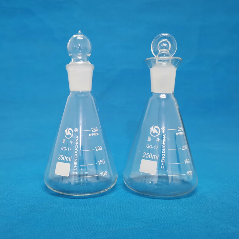 定碘具塞锥形三角烧瓶50/100/150/250/500/1000ml 19#24#34# 50ml/19