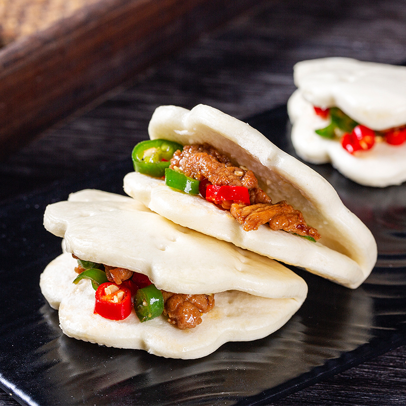 十里馋荷叶饼夹 馍酒店半成品馒头肉夹馍饼光馍营养早餐面点冷冻20个