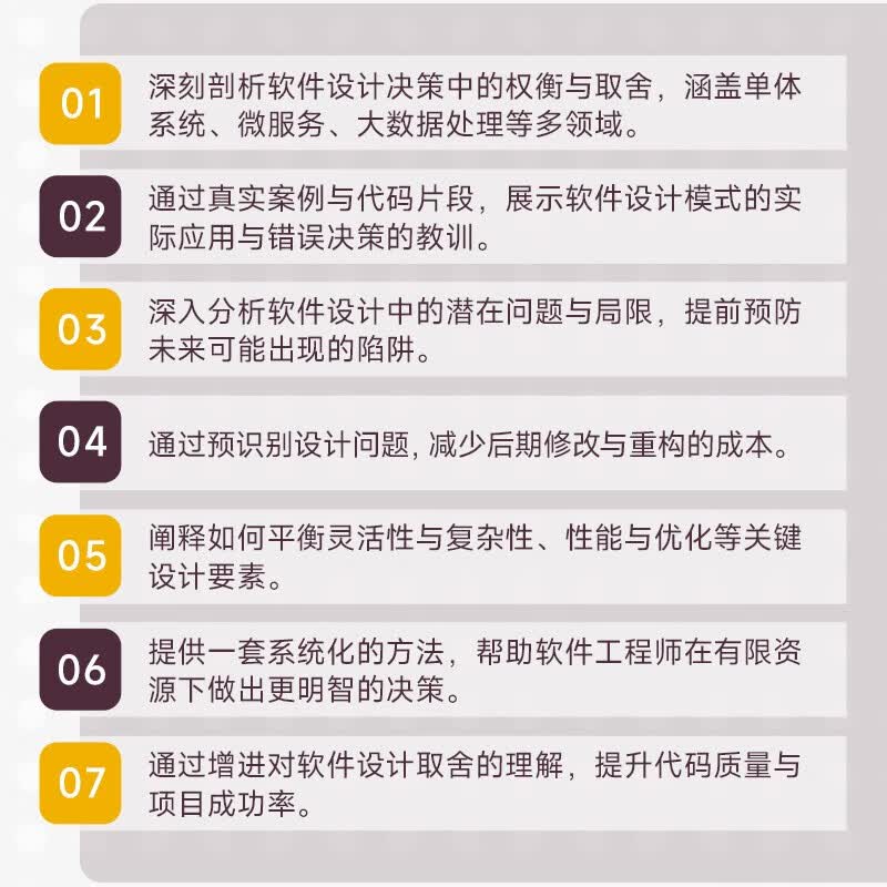 软件开发中的决策：权衡与取舍（异步图书出品）详情图