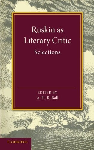 预订 ruskin as literary critic