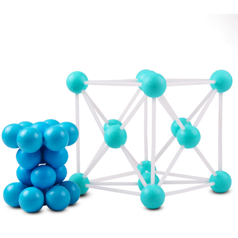 二氧化碳结构晶体模型 金属晶体结构模型化学分子球棍比例拼装大号