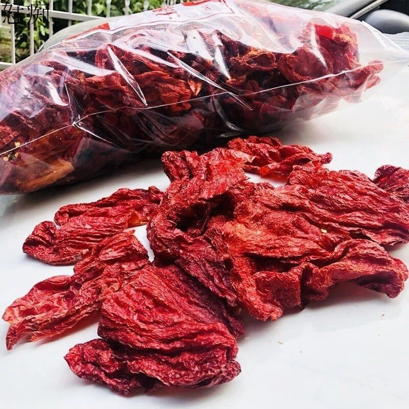 沙外秋香西尔丹新疆干辣椒四平头辣皮子装肉厚微甜雪莲辣椒丝原料新疆