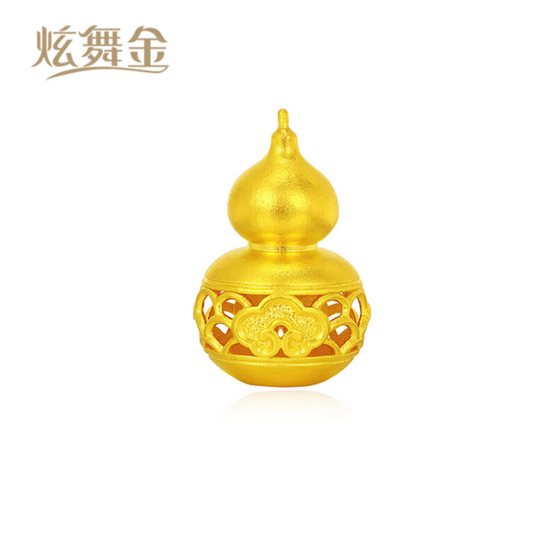 炫舞金珠宝 黄金吊坠 足金999古法镂空福禄金葫芦项链 节日礼物送礼 10.5克怎么样,好用不?