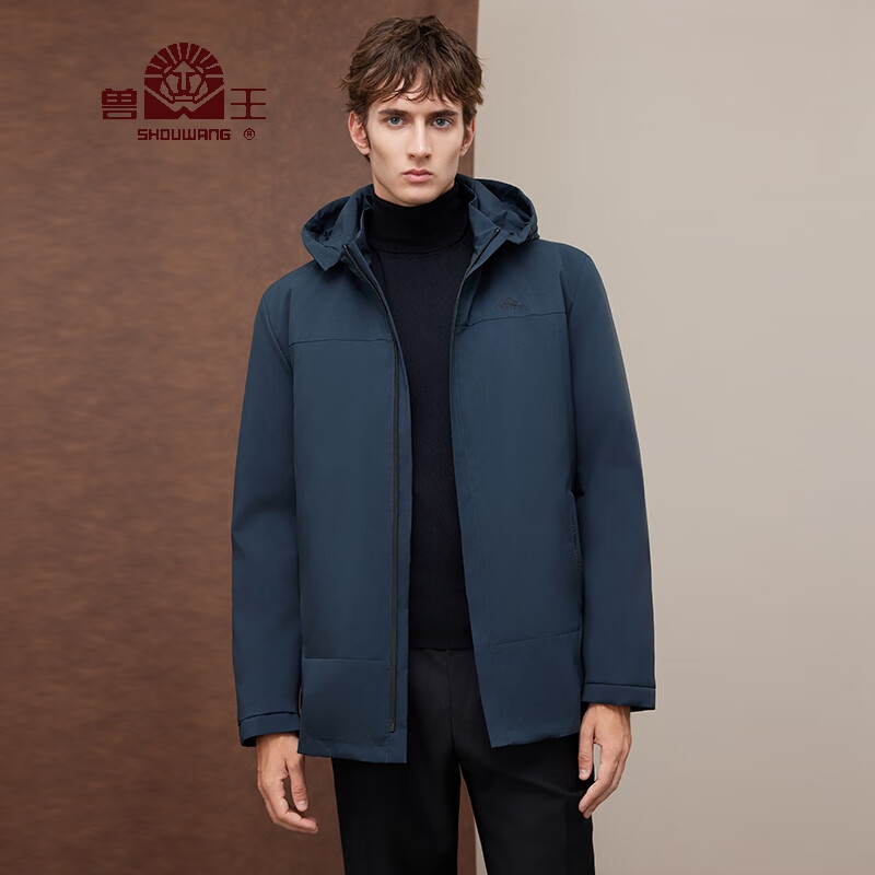 �����ɿ˷��� �ɲ�ж��ë�ڵ���ʿ����Ƥ���ﶬ��׼����޼Ӻ���ñ�� 2220731203��ɫ XL 52(180/100A)